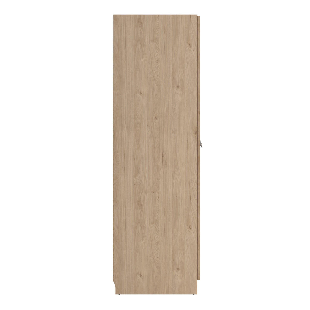 Brande Wardrobe with 3 Frame Doors in Jackson Hickory Oak - image 4