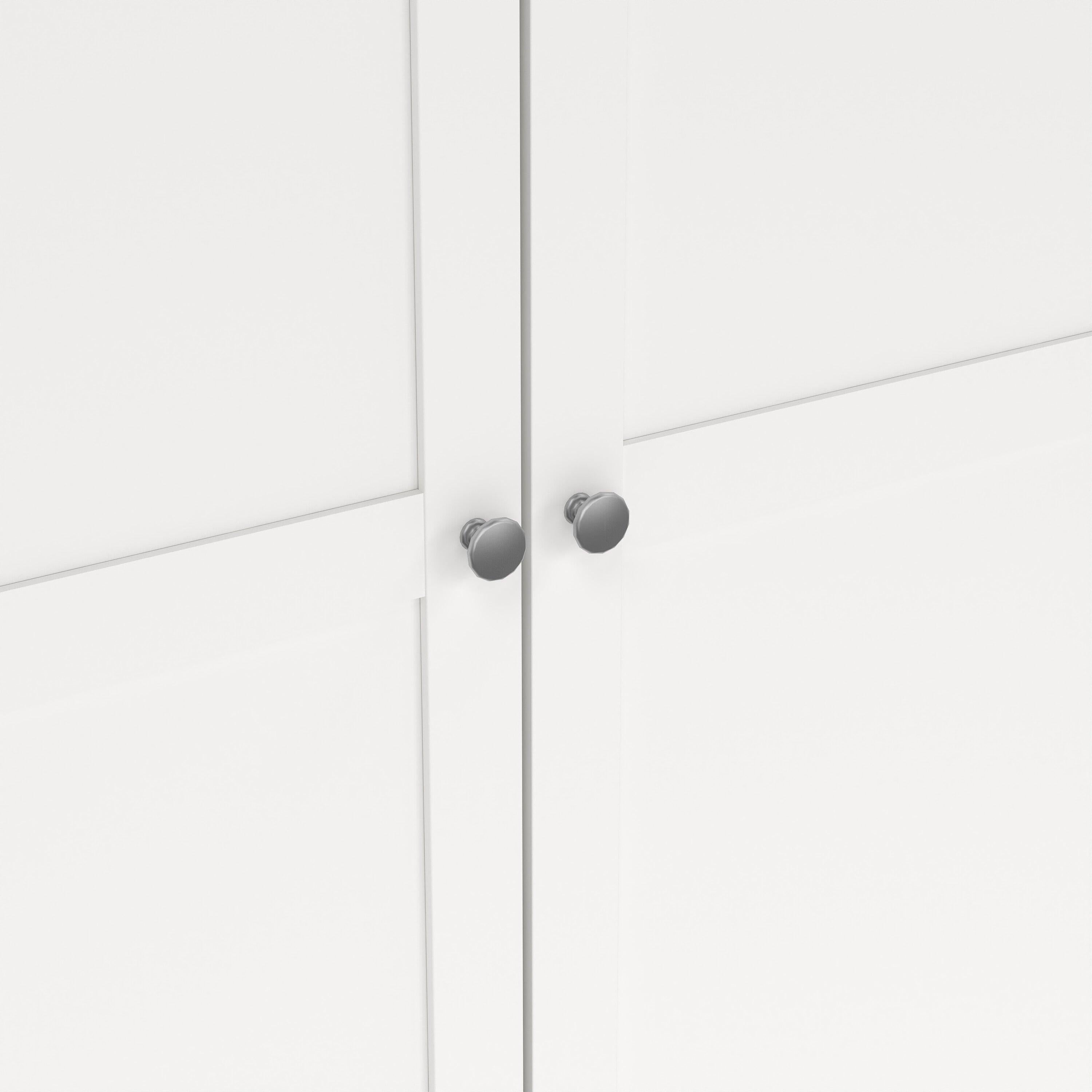 Brande Wardrobe with 4 Frame Doors in White - image 11