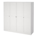 Brande Wardrobe with 4 Frame Doors in White - image 3