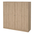Brande Wardrobe with 4 Frame Doors in Jackson Hickory Oak - image 3