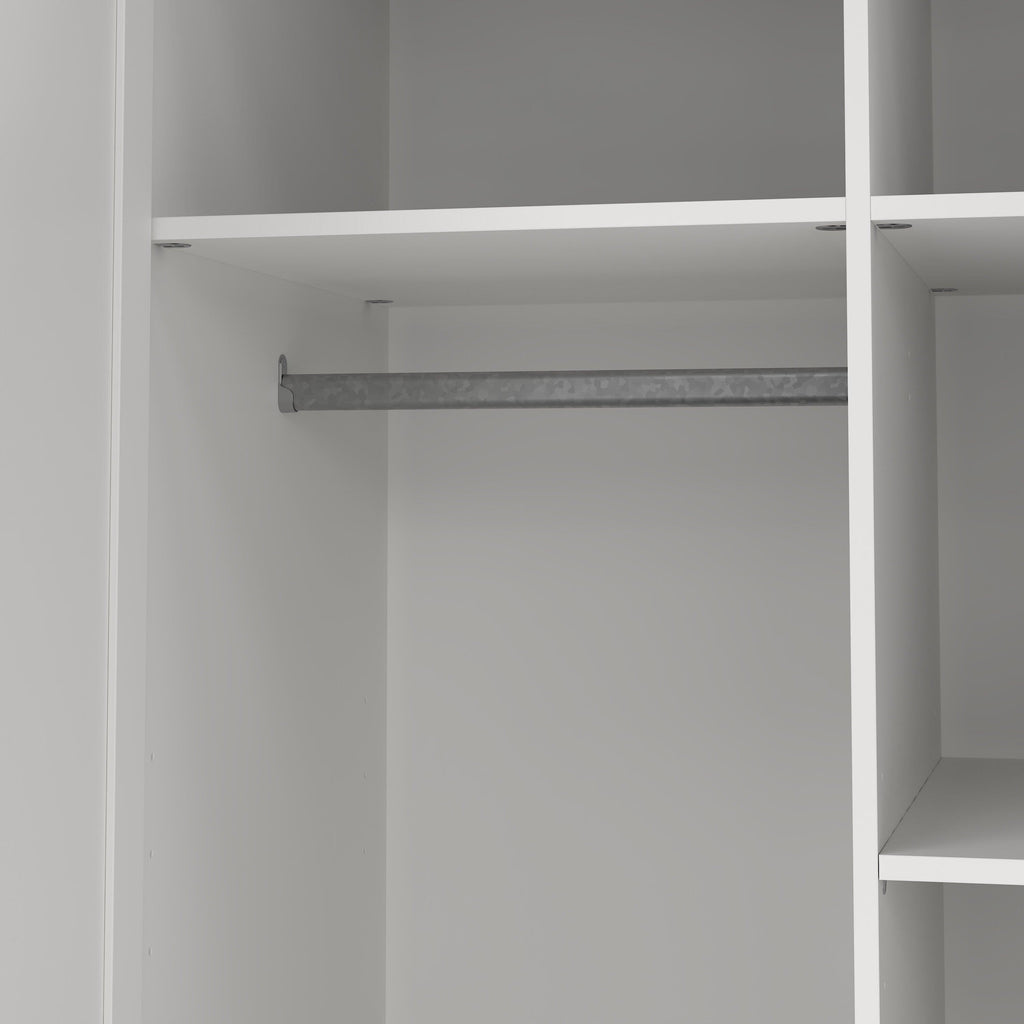 Brande Wardrobe with 2 Frame Doors in White - image 10