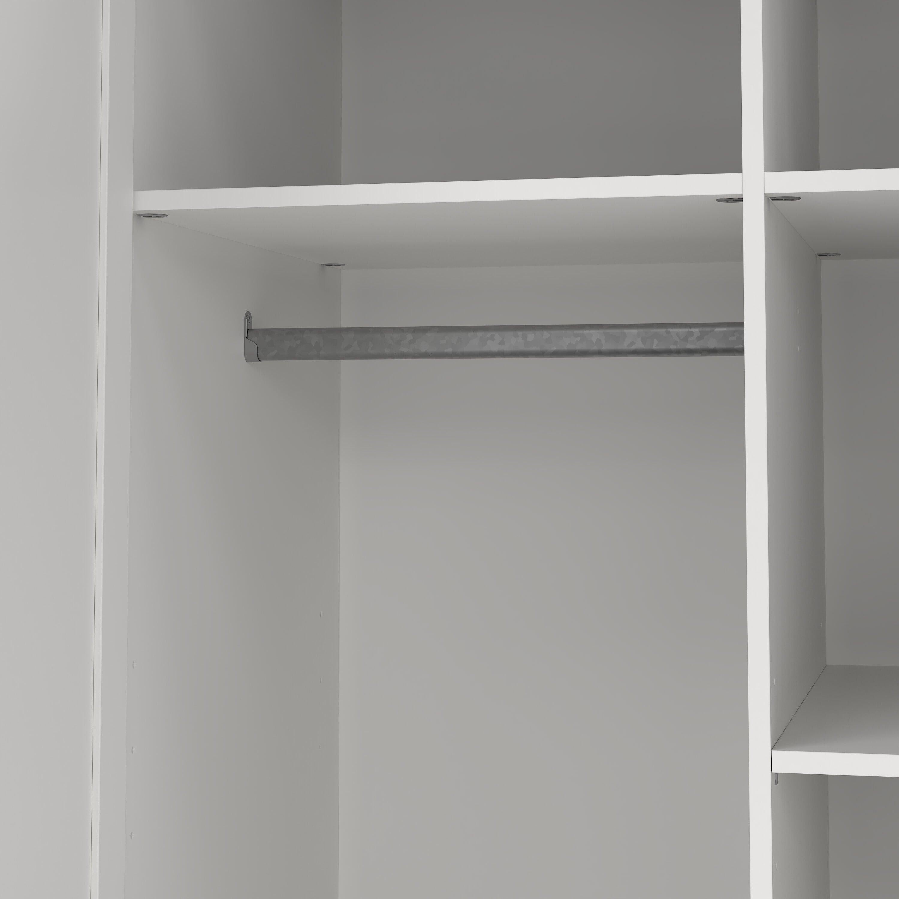 Brande Wardrobe with 2 Frame Doors in White - image 10