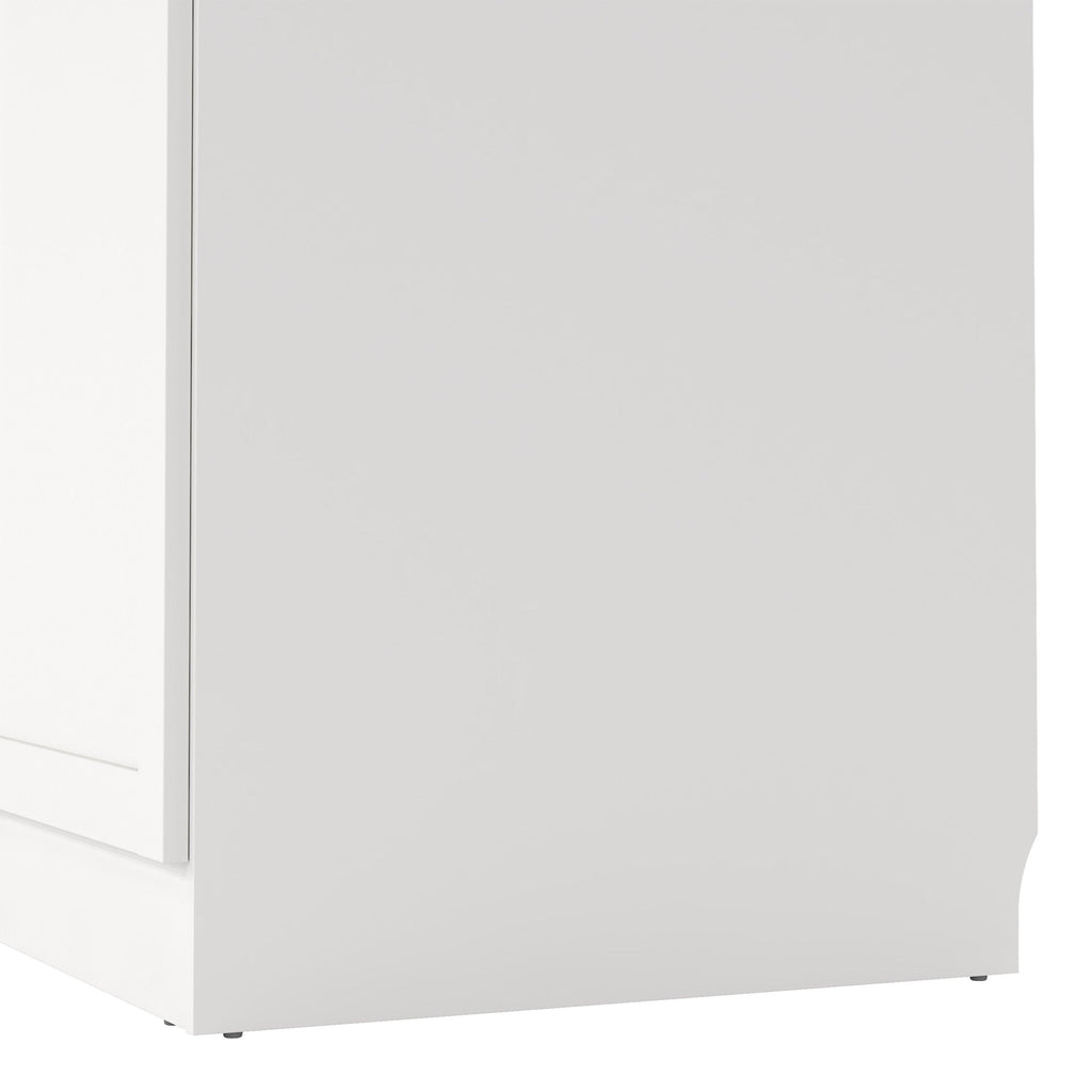 Brande Wardrobe with 2 Frame Doors in White - image 12