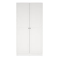 Brande Wardrobe with 2 Frame Doors in White - image 2