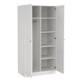 Brande Wardrobe with 2 Frame Doors in White - image 5