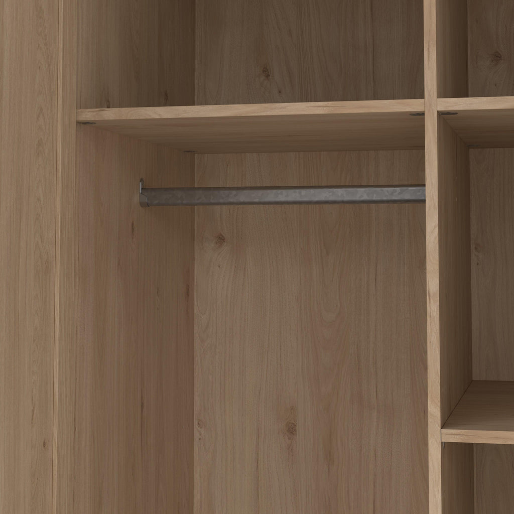 Brande Wardrobe with 2 Frame Doors in Jackson Hickory - image 10