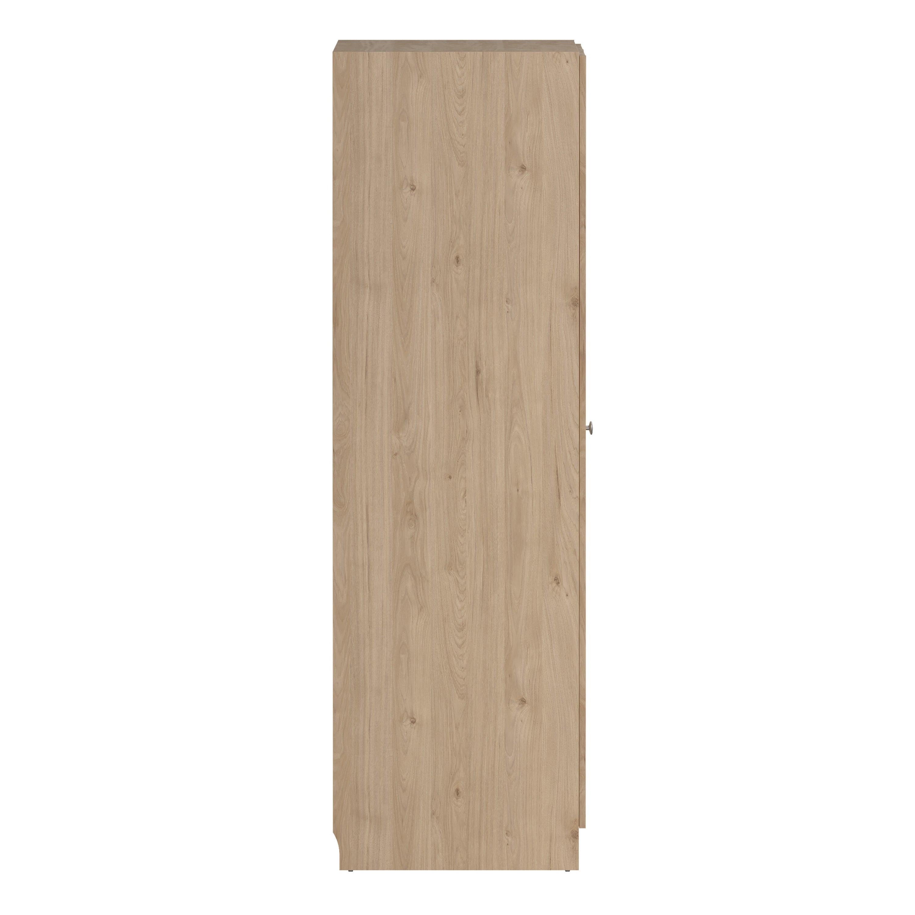 Brande Wardrobe with 2 Frame Doors in Jackson Hickory - image 4