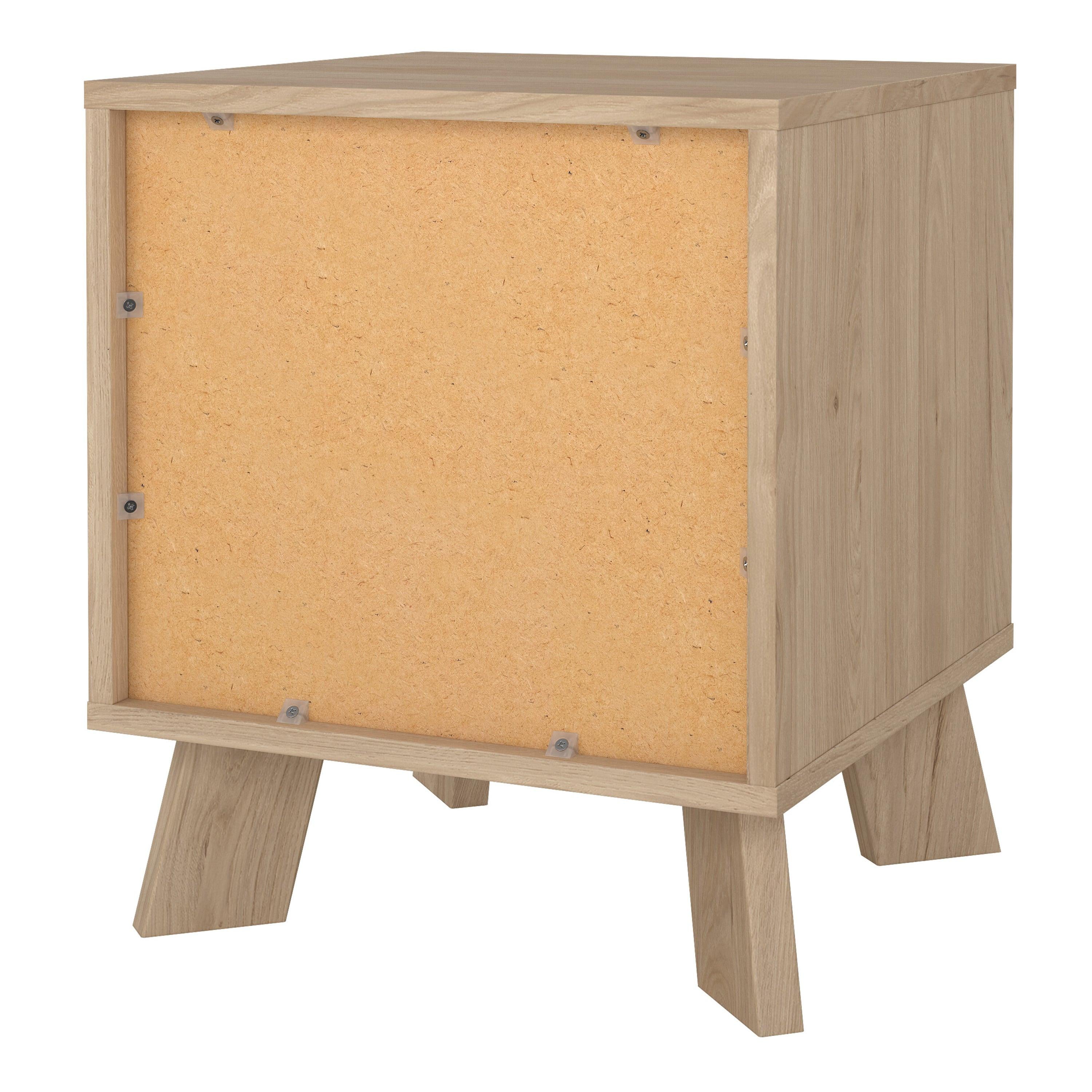 Ikast Nightstand 1 Drawer in Jackson Hickory and White - image 5