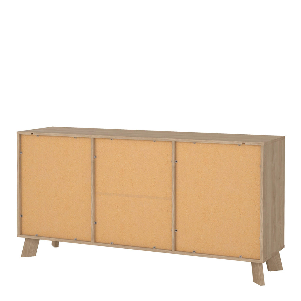 Ikast Sideboard 2 Doors + 3 Drawers in Jackson Hickory and White - image 5