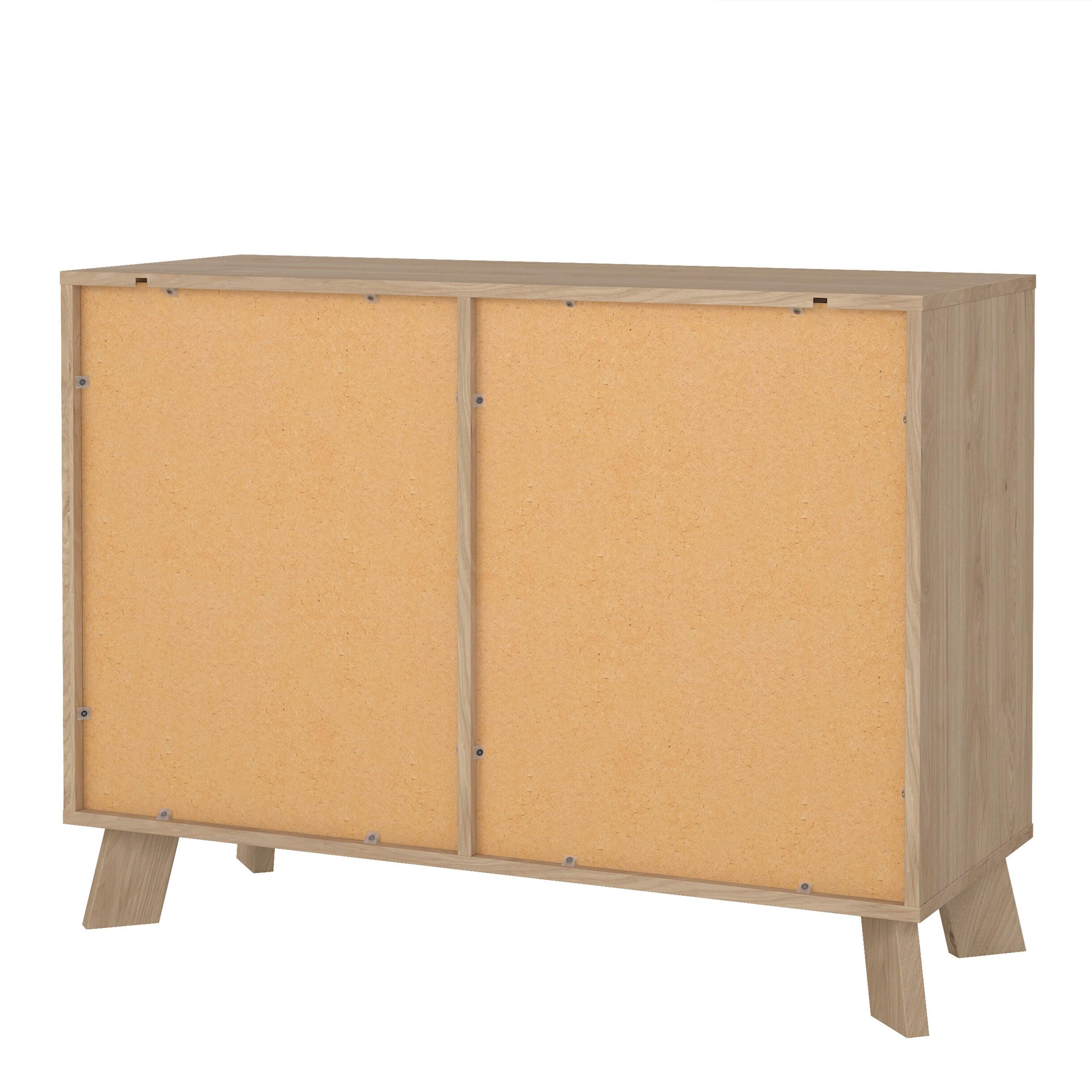 Ikast Sideboard 2 Doors + 1 Drawer in Jackson Hickory and White - image 5