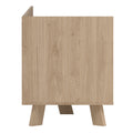 Ikast TV-unit with 1 Door + 2 Drawers in Jackson Hickory and White - image 4