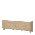Ikast TV-unit with 1 Door + 2 Drawers in Jackson Hickory and White - image 5