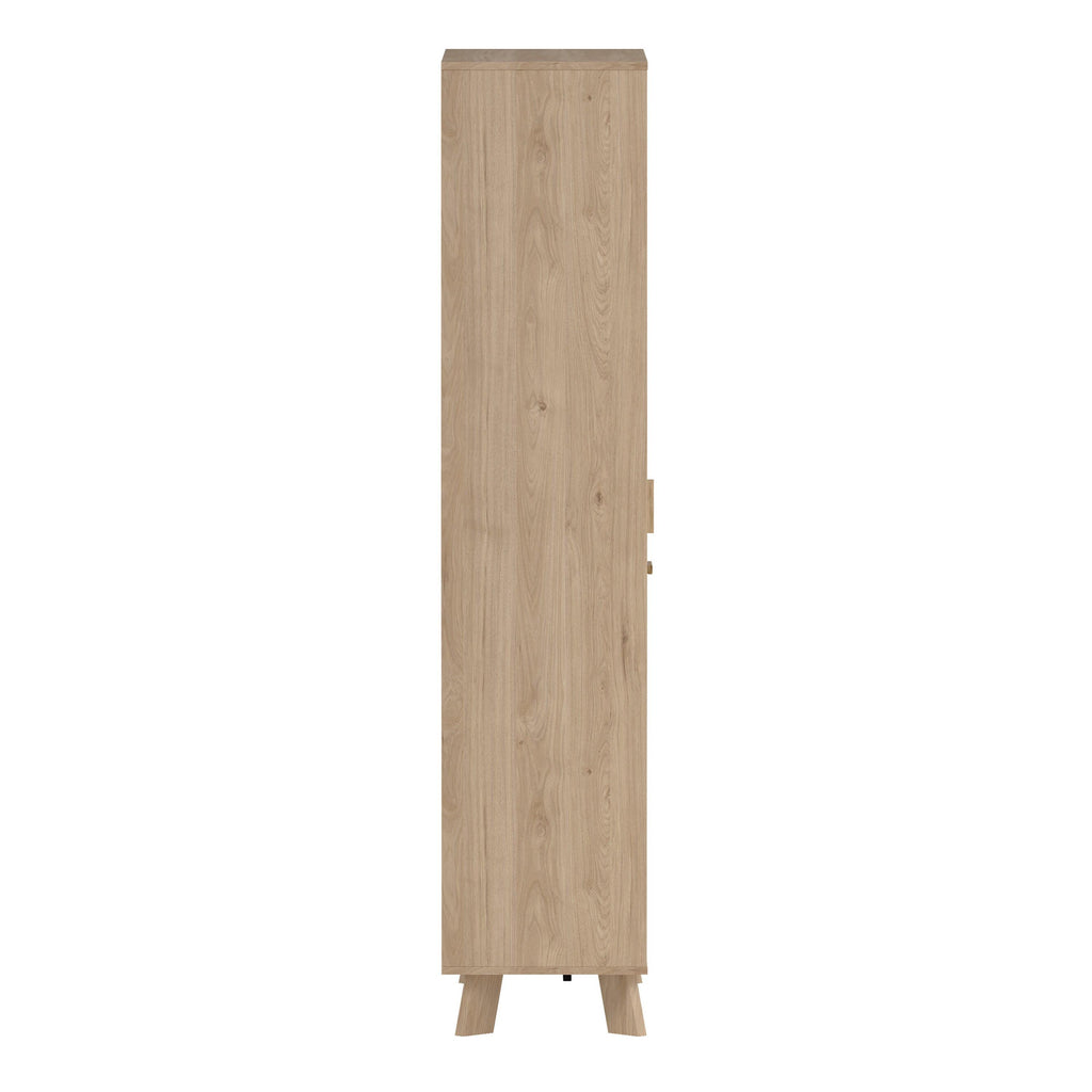 Ikast China Cabinet 2 Doors in Jackson Hickory and White - image 4