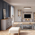 Bohol 3 Door 3 Drawer Sideboard in Riviera Oak/Grey Oak - image 5