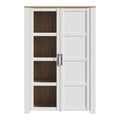 Bohol 2 Door Display Cabinet in Riviera Oak/White - image 2