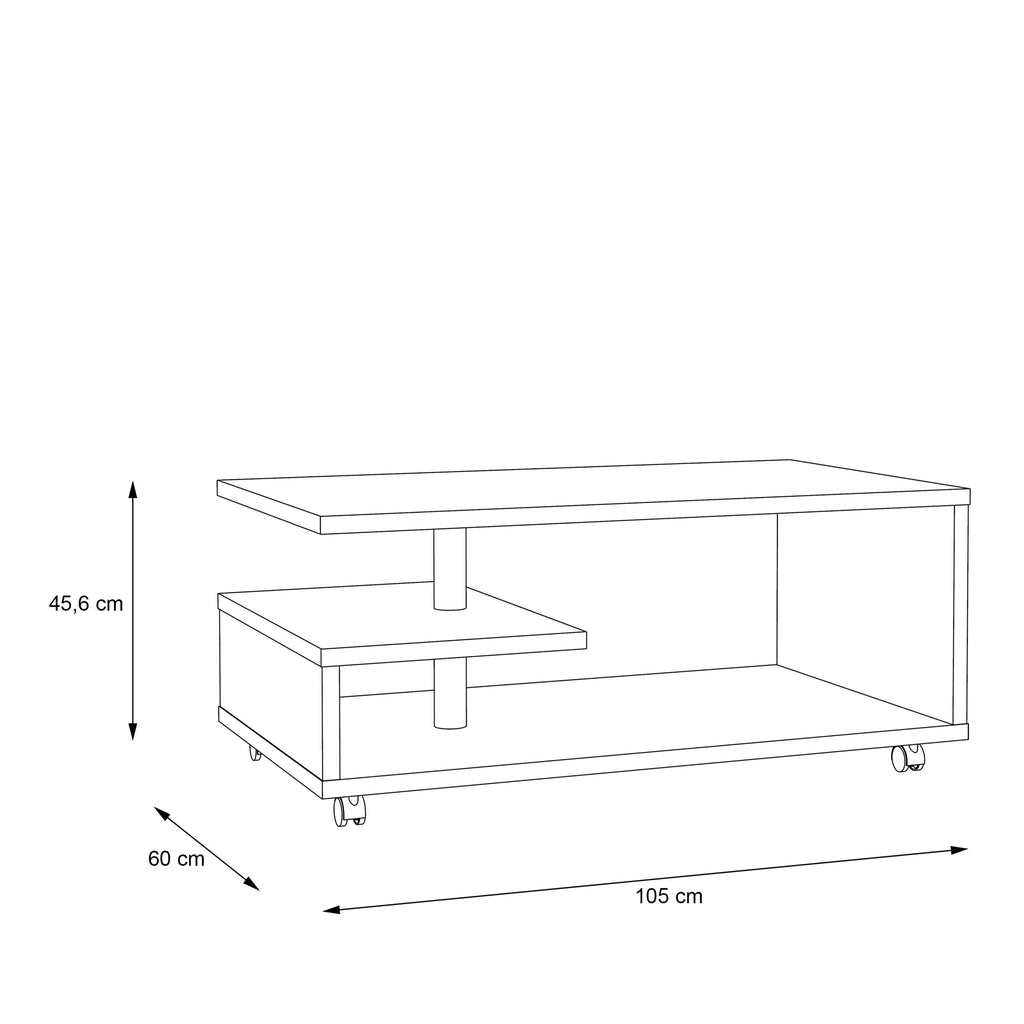 Bailey Coffee Table in Antique Oak - image 5