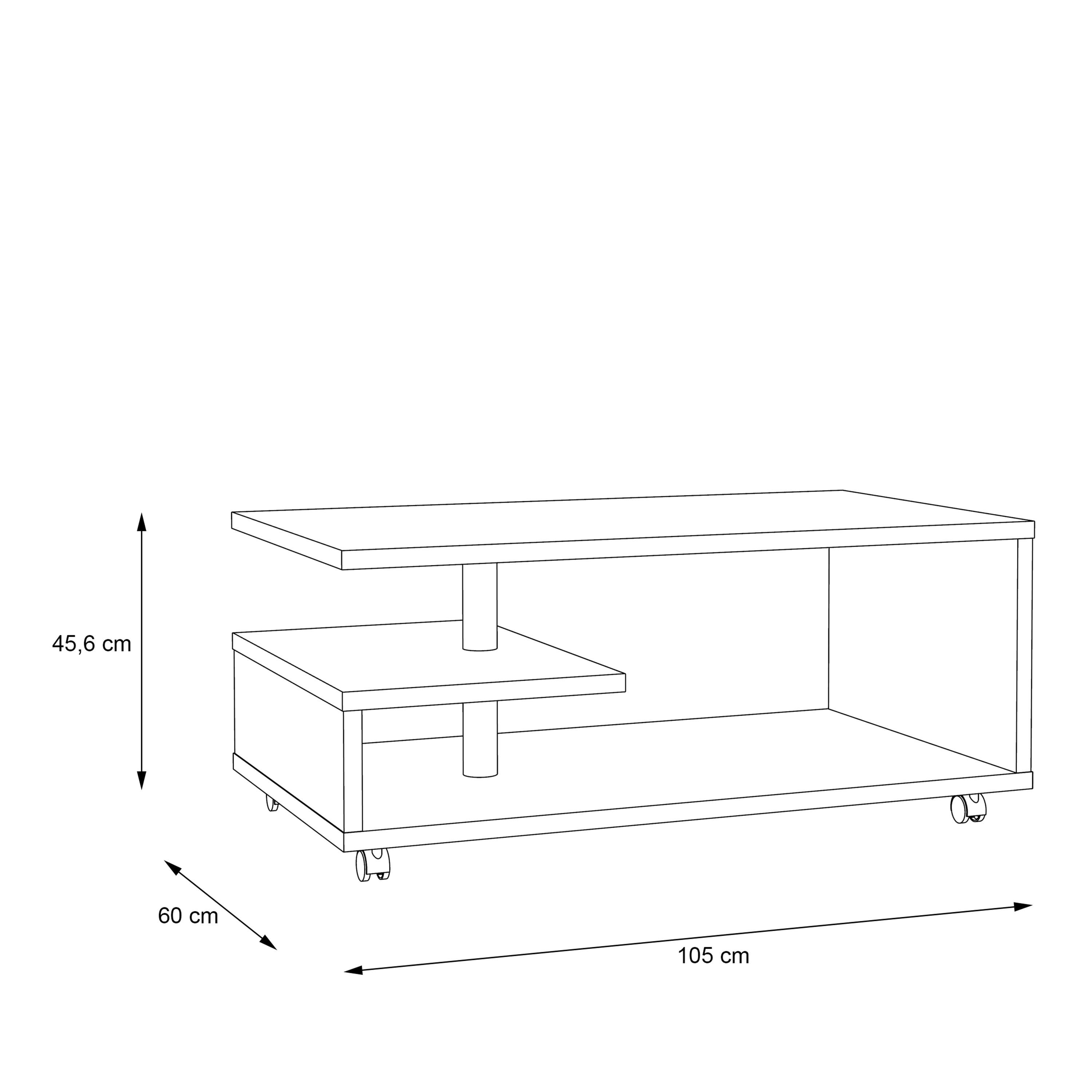 Bailey Coffee Table in Antique Oak - image 5