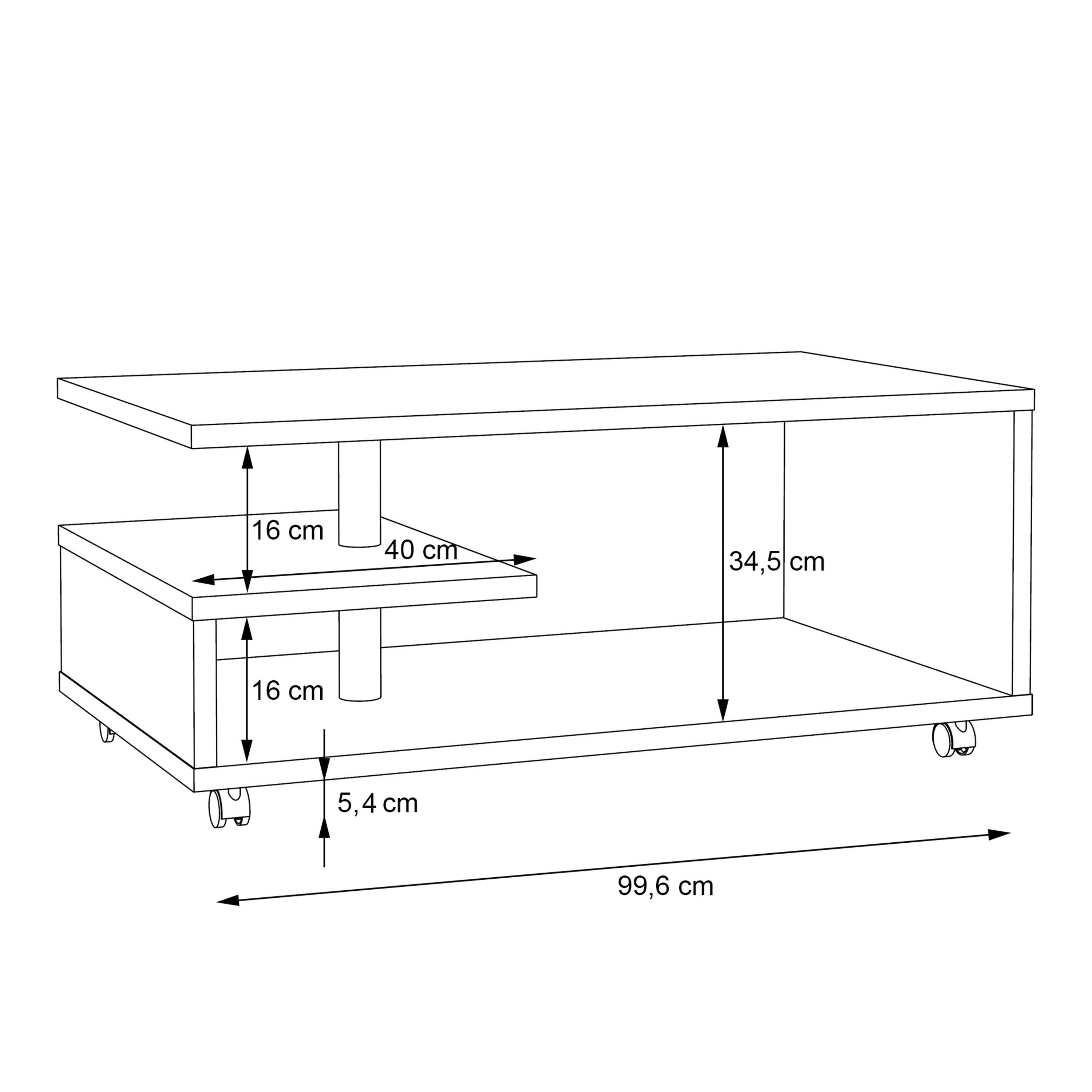 Bailey Coffee Table in Antique Oak - image 6