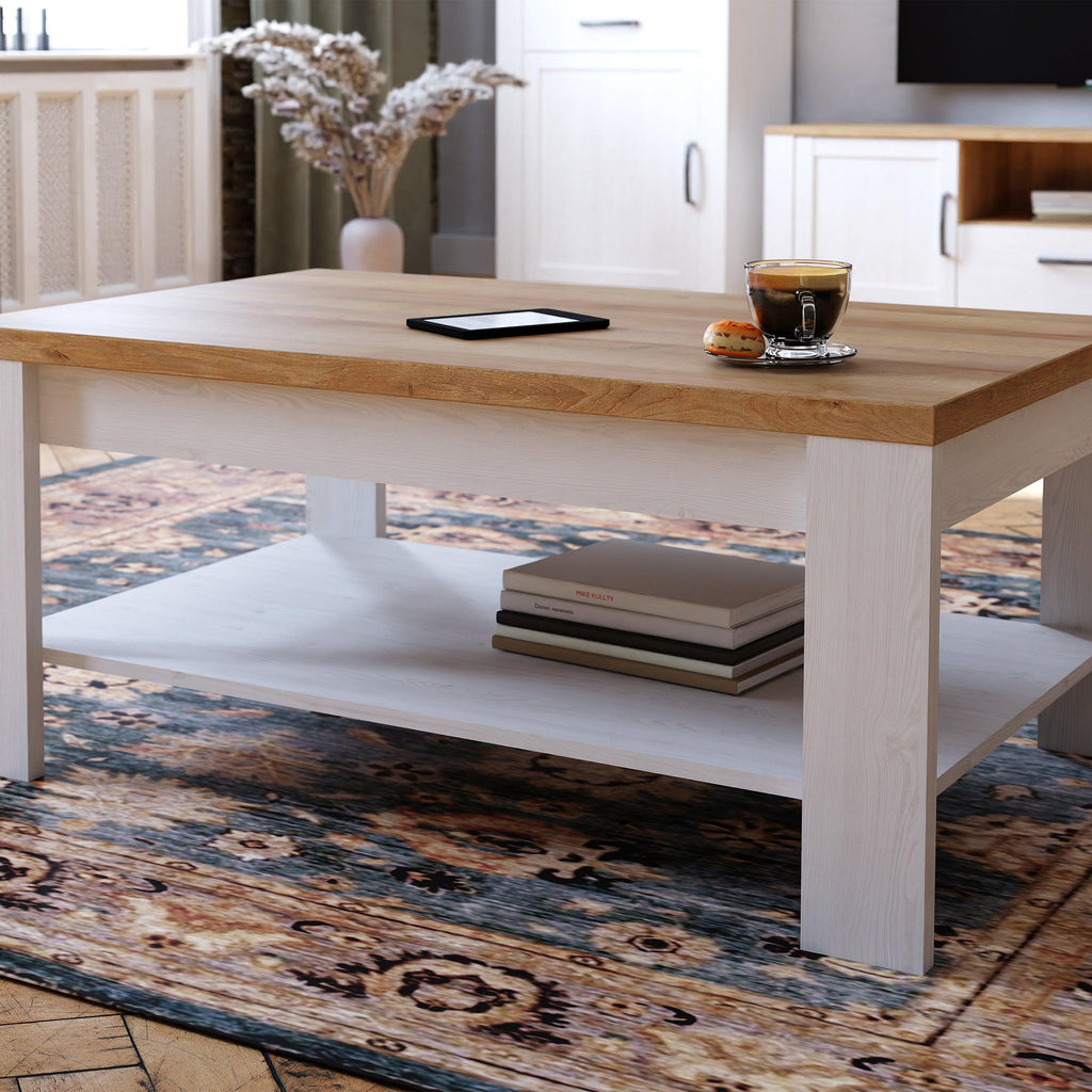 Bohol Coffee Table in Riviera Oak/White - image 5