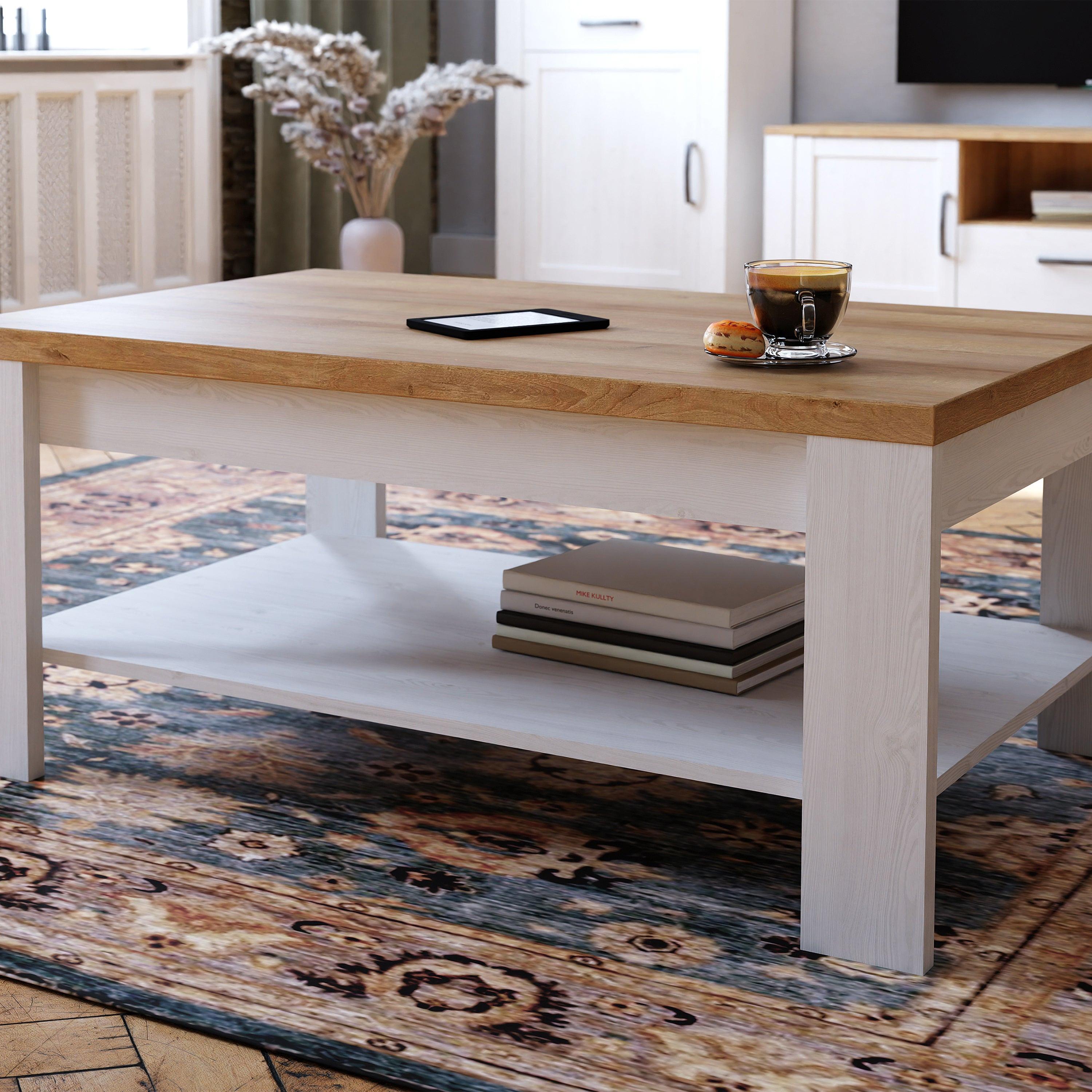 Bohol Coffee Table in Riviera Oak/White - image 5