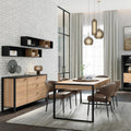 High Rock Wall Shelf in Matt Black/Riviera Oak - image 3