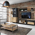High Rock Wall Shelf in Matt Black/Riviera Oak - image 5