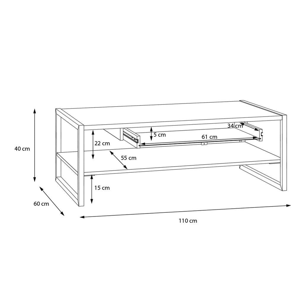 High Rock Coffee Table in Riviera Oak - image 10
