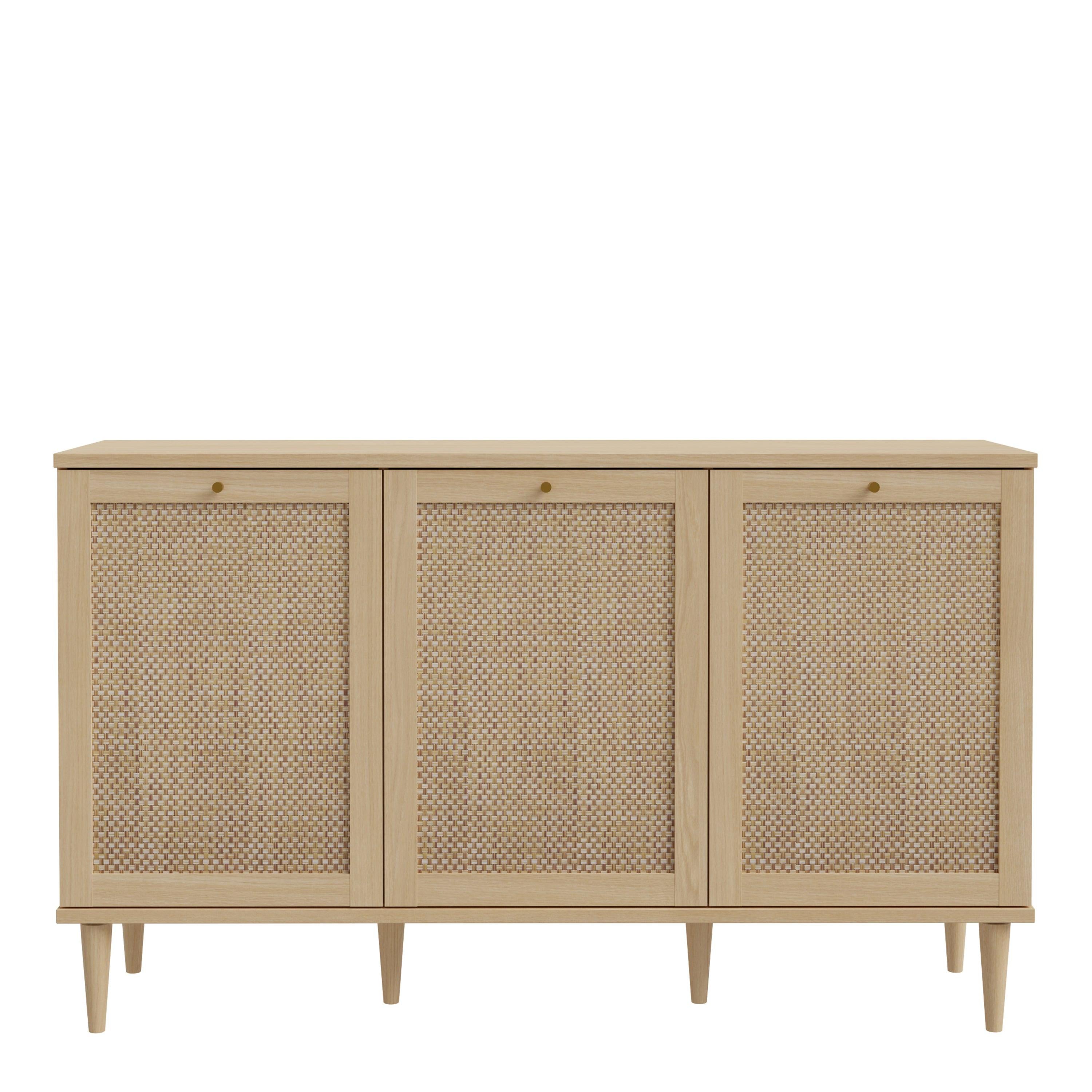 Calasetta 3 Door Sideboard in Rattan - image 2