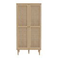 Calasetta 2 Door Display Cabinet in Rattan - image 2