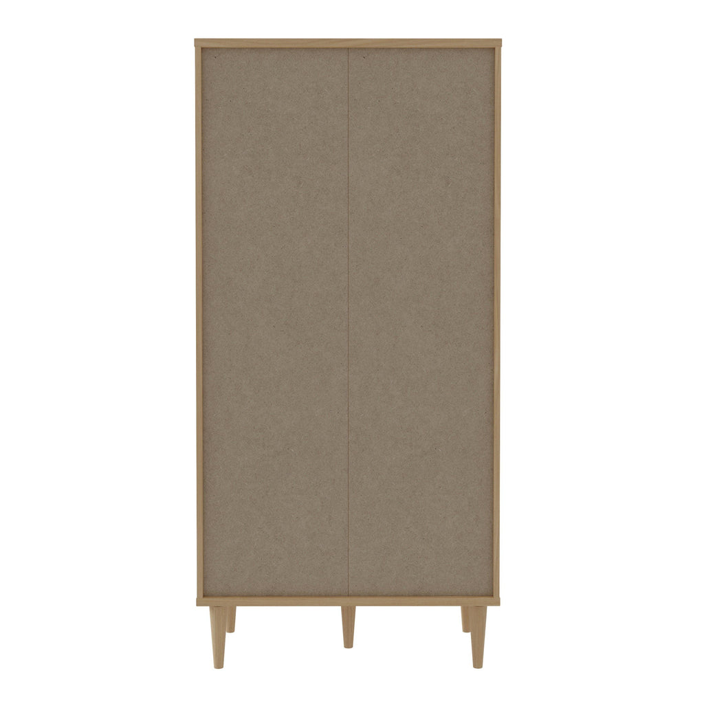 Calasetta 2 Door Display Cabinet in Rattan - image 4