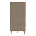 Calasetta 2 Door Display Cabinet in Rattan - image 4