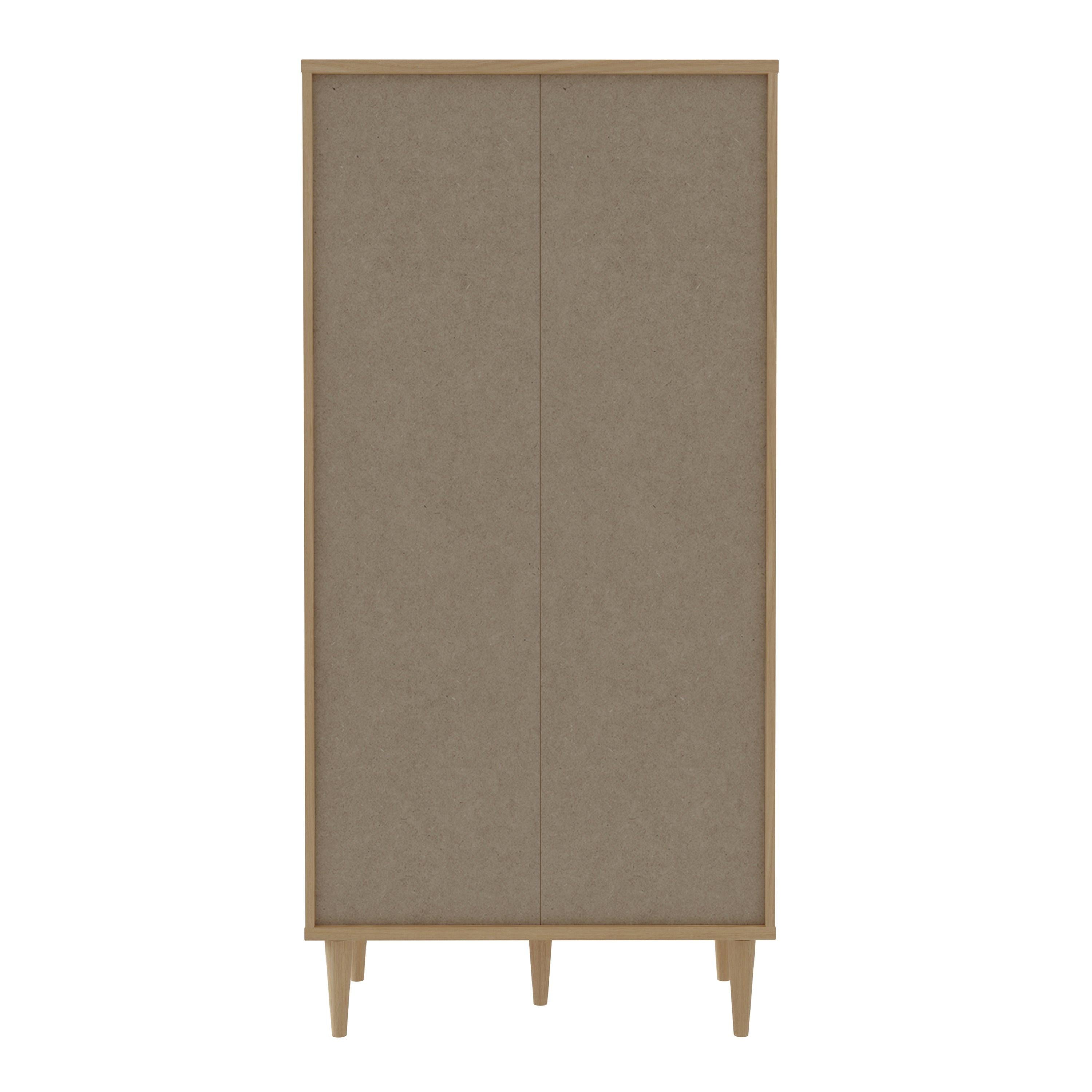Calasetta 2 Door Display Cabinet in Rattan - image 4