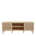 Calasetta 2 Door 1 Shelf TV Unit in Rattan - image 2
