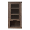 Corona 1 Door Wall Display Cabinet in Tabak Oak - image 2