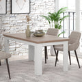 Illopa Extending Dining Table 160-207cm in Oak Nelson/Snowy Oak - image 4