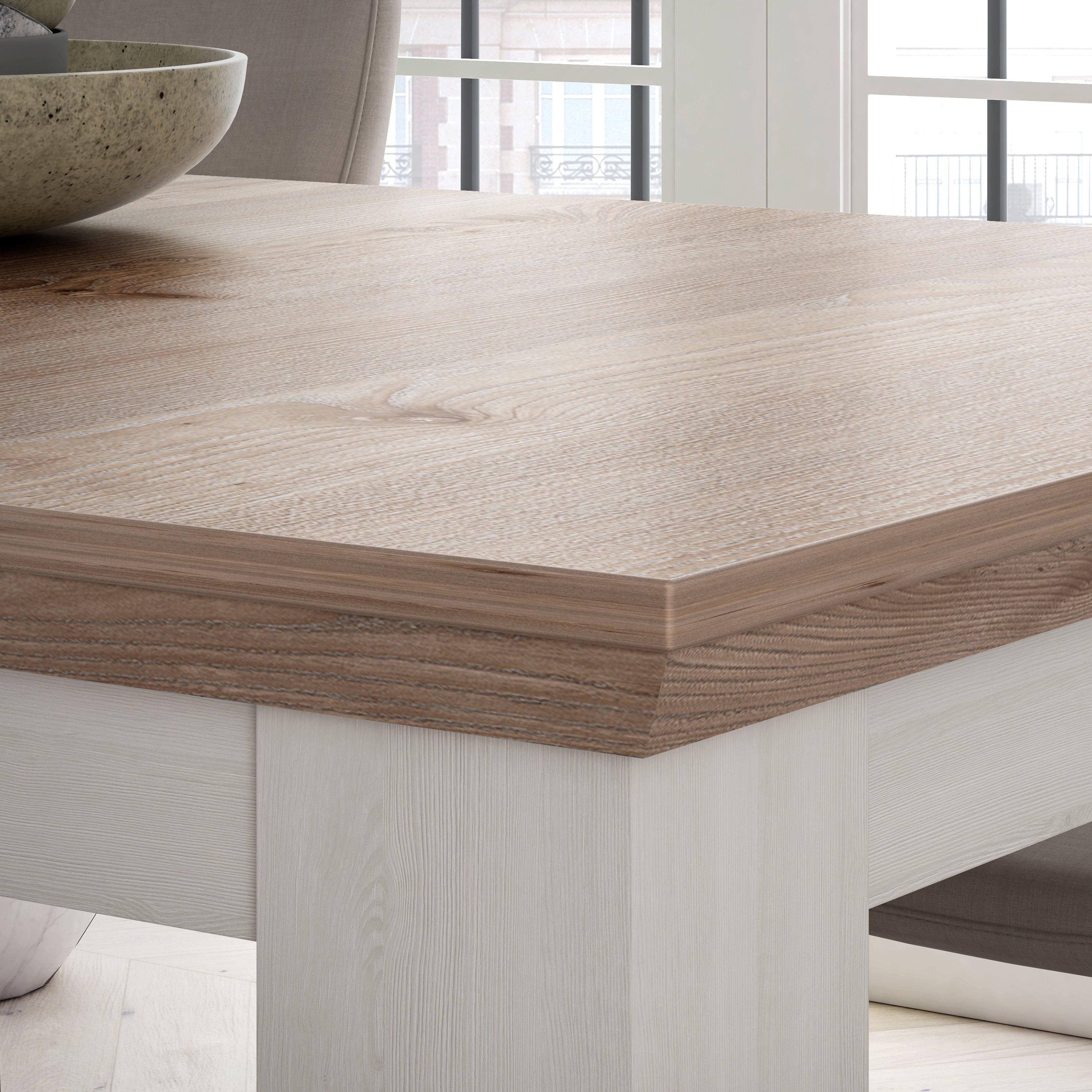 Illopa Extending Dining Table 160-207cm in Oak Nelson/Snowy Oak - image 5