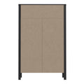 High Rock Chest of 4 Drawers in Matt Black/Riviera Oak - image 5