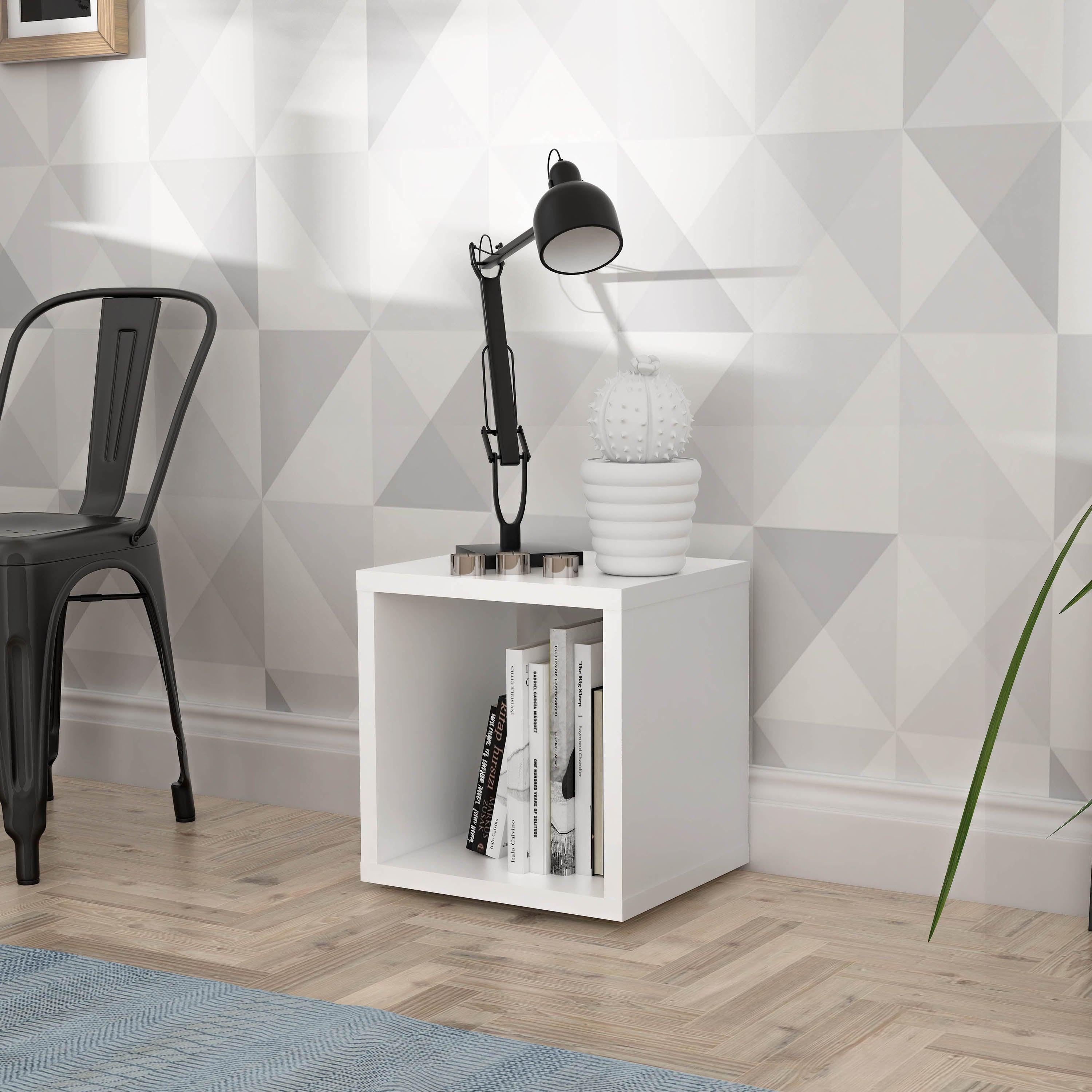 Mauro Singular Storage Unit in Matt White - image 3
