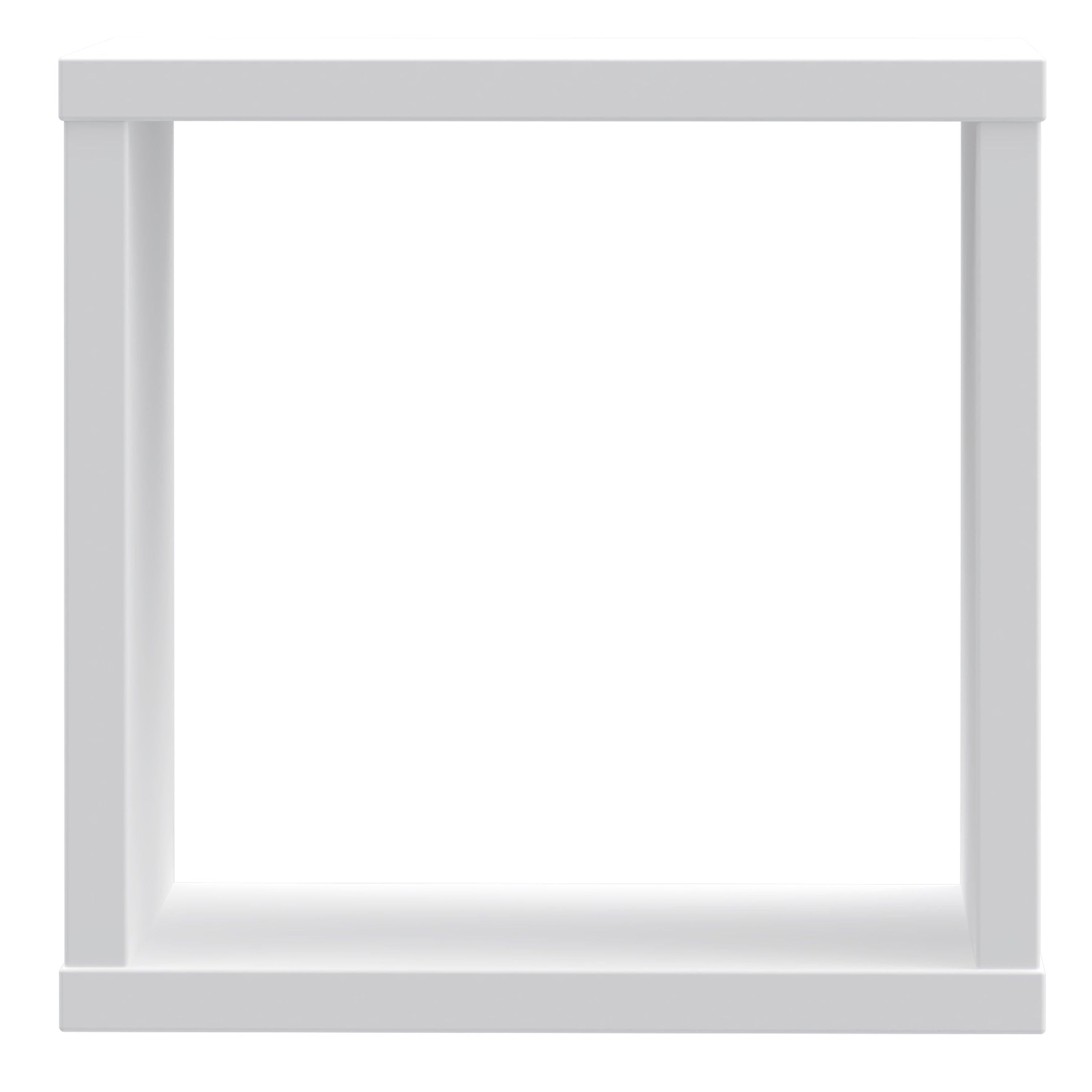 Mauro Singular Storage Unit in White High Gloss/White - image 2