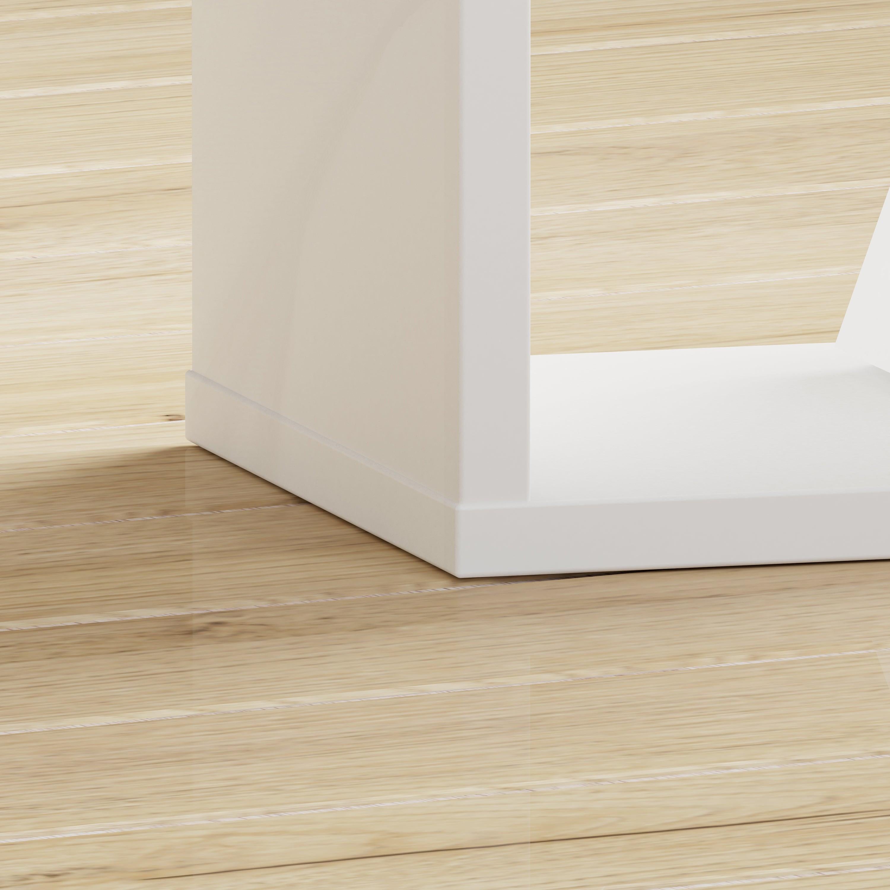 Mauro Singular Storage Unit in White High Gloss/White - image 7