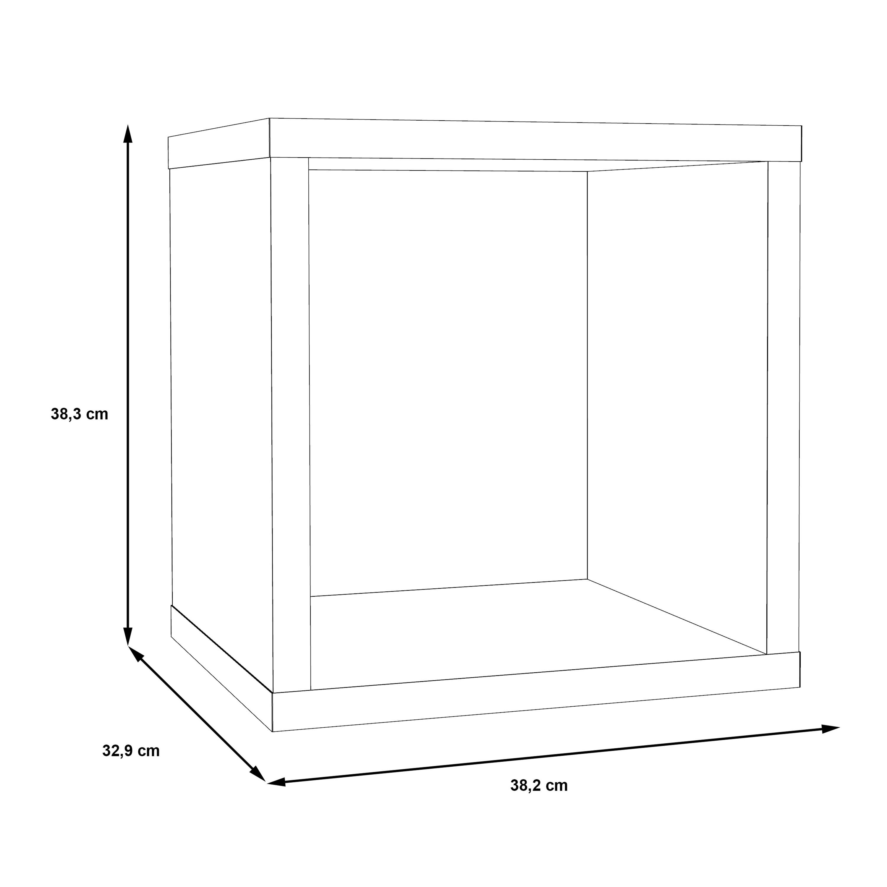 Mauro 1 Shelf Storage Unit in Matt White - image 5