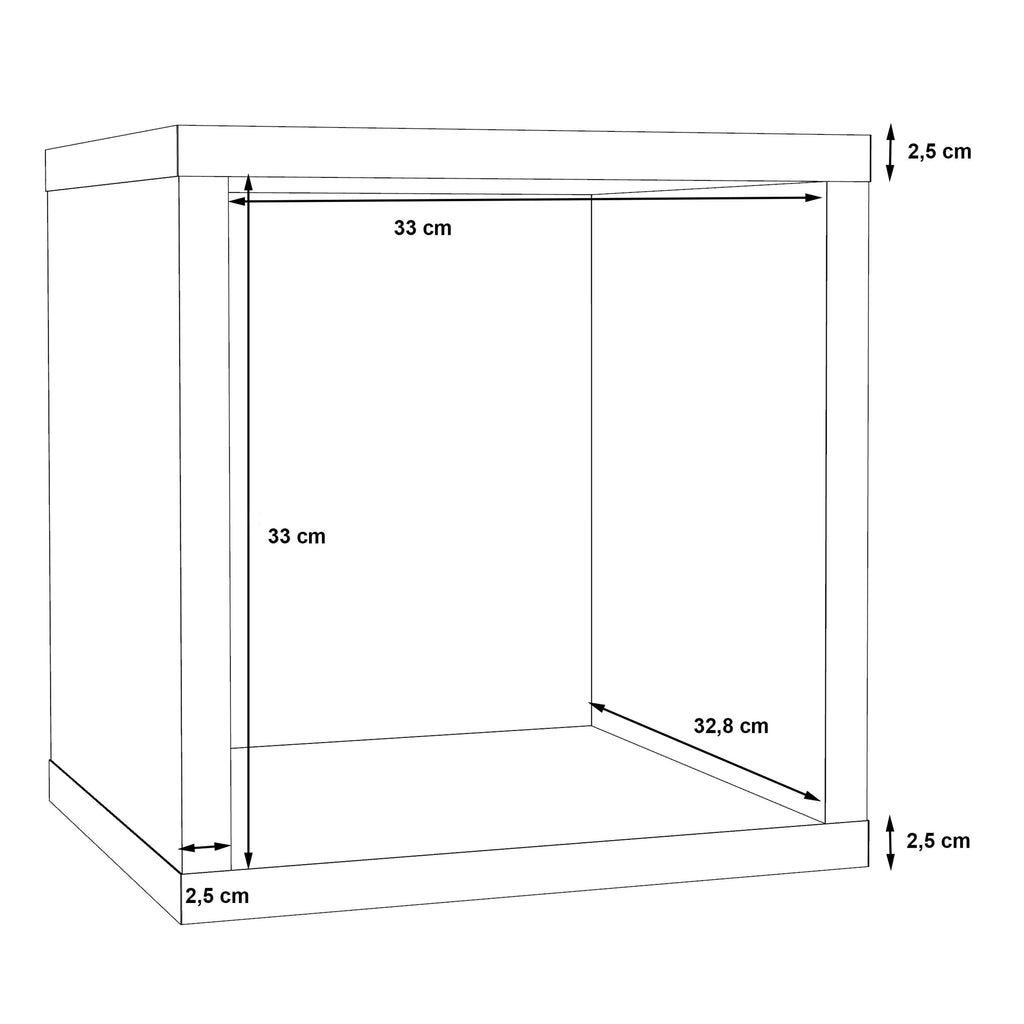 Mauro 1 Shelf Storage Unit in Matt White - image 6