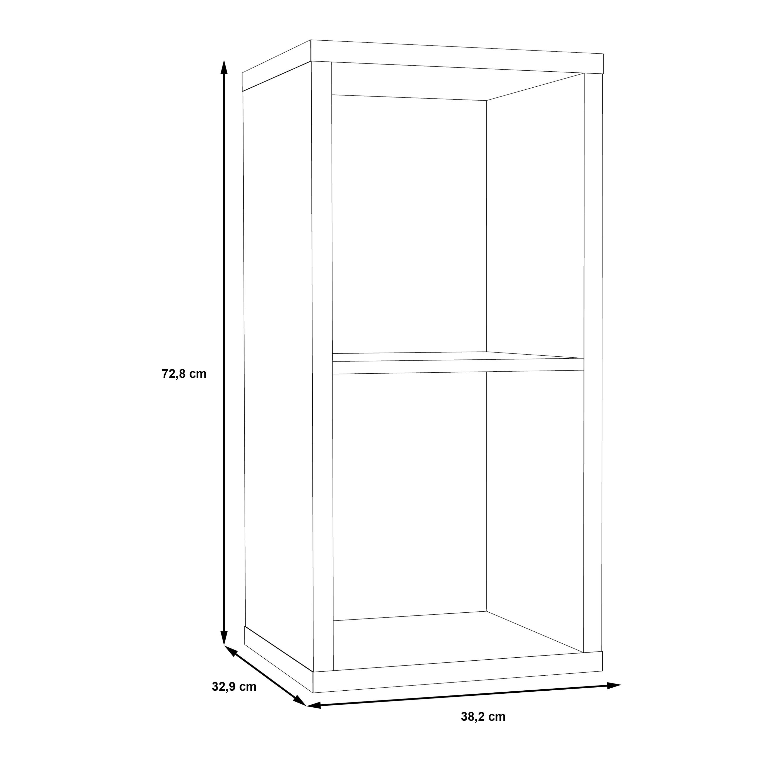 Mauro 1 Shelf Storage Unit in Artisan Oak - image 7