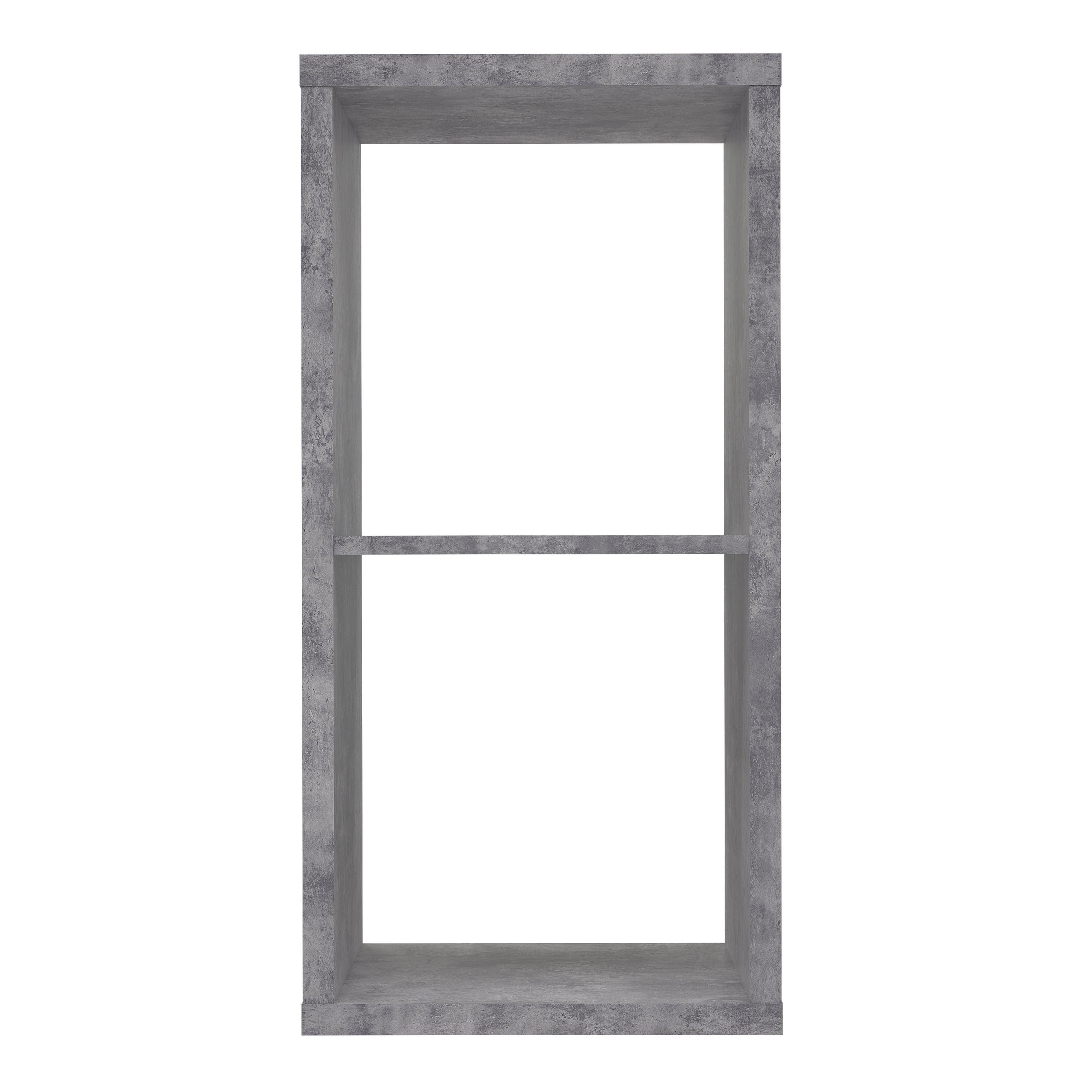 Mauro 1 Shelf Storage Unit in Concrete Grey - image 2