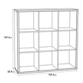 Mauro 3x3 Storage Unit in Sonoma Oak - image 5