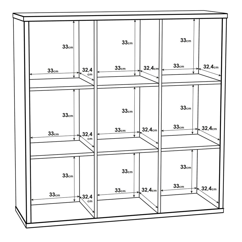 Mauro 3x3 Storage Unit in Sand Oak - image 6