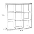 Mauro 3x3 Storage Unit in Concrete Grey - image 4
