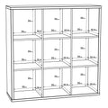 Mauro 3x3 Storage Unit in Concrete Grey - image 5