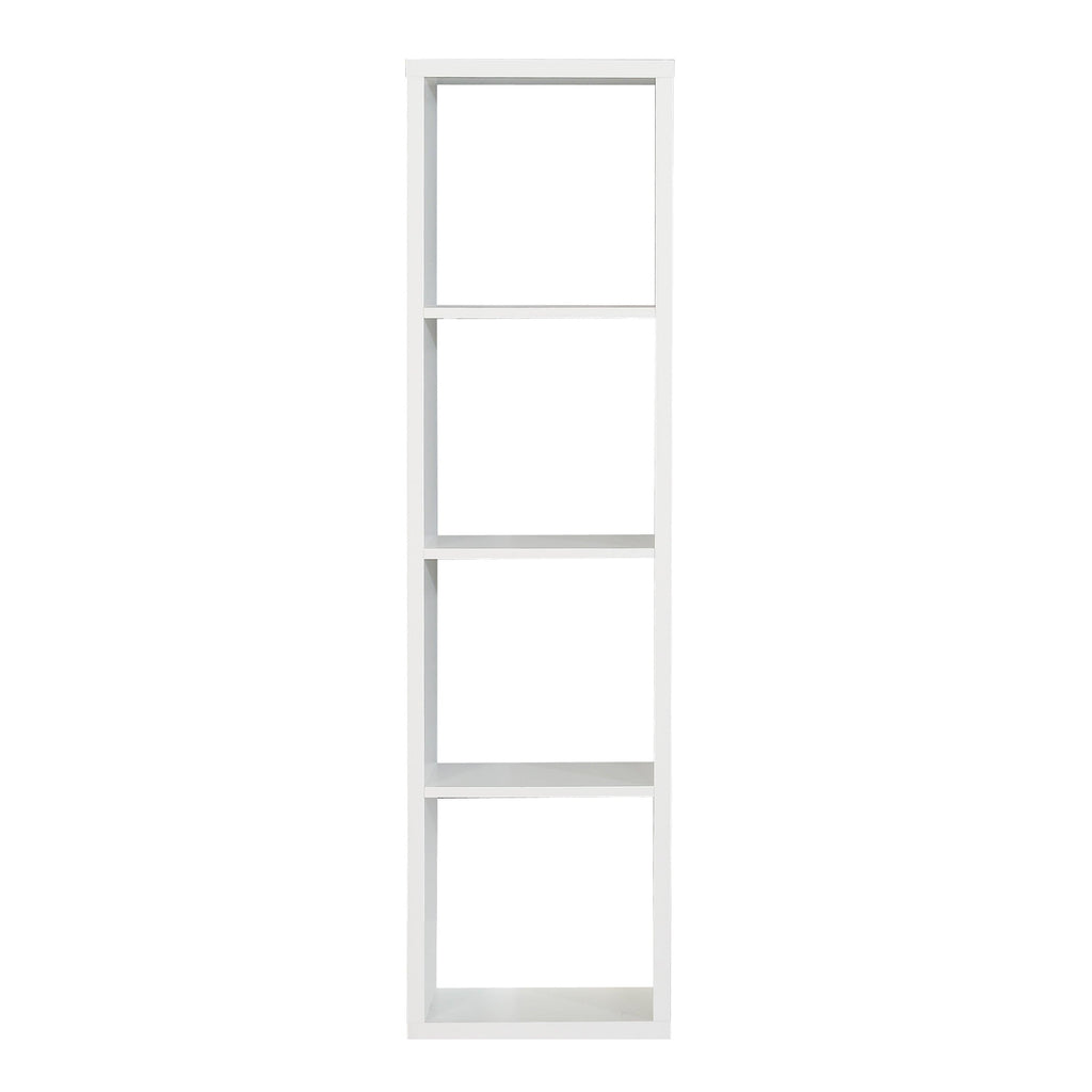 Mauro 3 Shelves Storage Unit in Matt White - image 2
