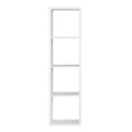 Mauro 3 Shelves Storage Unit in Matt White - image 2